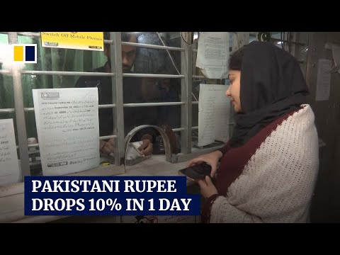 Pakistan rupee plunge after government lifts exchange rate cap to comply with IMF terms