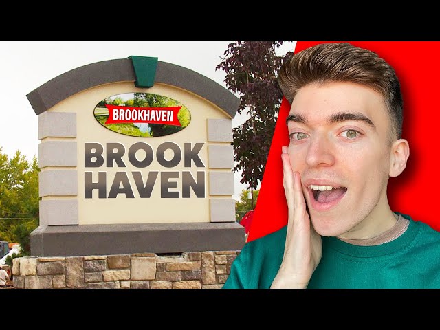 I WENT TO BROOKHAVEN TOWN IN REAL LIFE! Roblox Brookhaven Rp Town Real Life  VS Game 