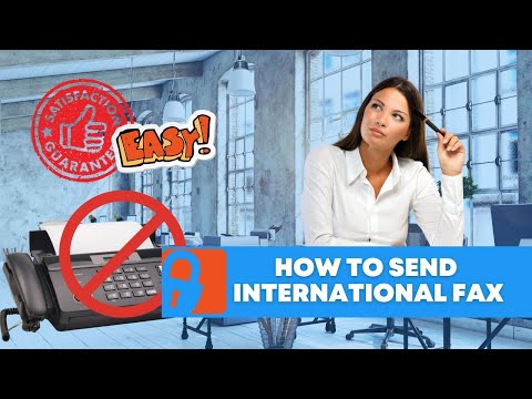 Video: How To Send A Fax To The USA
