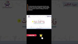 Surah Takwir Beautiful Recitation