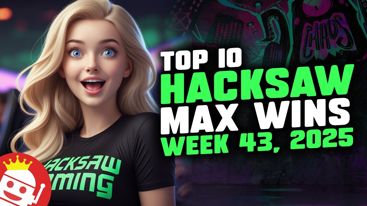 🔥 TOP 10 HACKSAW GAMING MAX WINS OF WEEK 43 / 2025 | REAL PLAYER WINS!