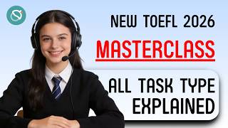 New TOEFL 2026 Complete Guide | All Task Types Explained + Scoring Adaptive System Full Masterclass