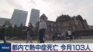 西日本中心に猛暑 都内では今月103人が熱中症で死亡（2020年8月19日）