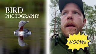 OFF TO THE LAND OF THE LOON! Part 1 || Red-throated loon || Bird Photography vlog