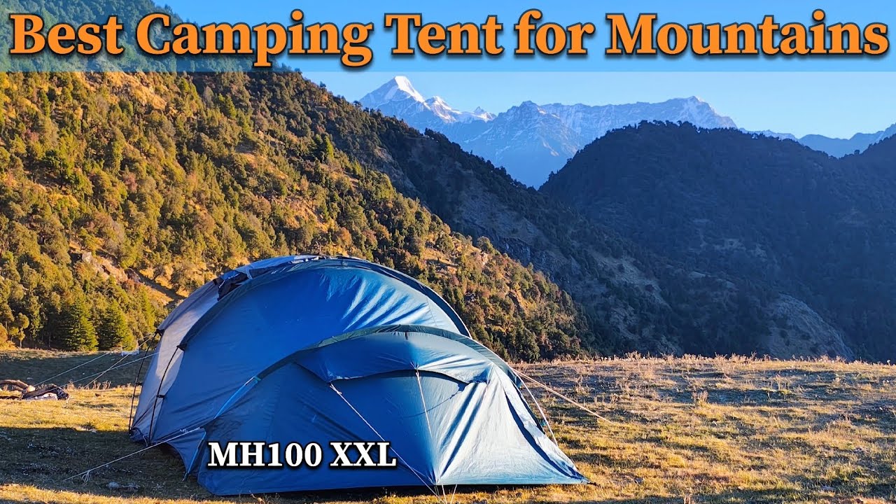 सबसे बेहतरीन कैंपिंग Tent | Review of Quechua MH100 XXL Tent | #tent #mountains #camping 