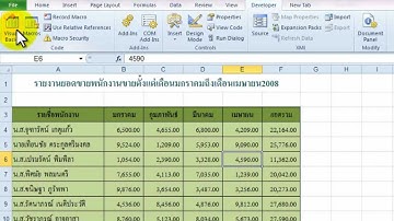 Excel สนุก: การเปิด Developer Tab เพื่อทำ Macro