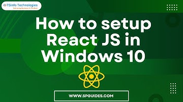 How to setup React JS in windows 10