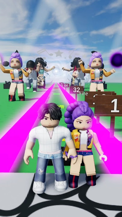 Jinu & Rumi Kpop Demon Hunters Brainrot...🤪#robloxshorts #kpopdemonhunters