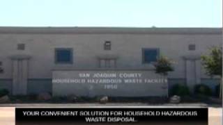 San Joaquin County Household Hazardous Waste Facility Video