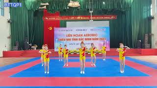 Thi Aerobic cấp tỉnh của trường Tiểu học Quảng Phú số 1 - Lương Tài - Bắc Ninh - năm học 2022 -2023