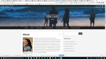 Edublogs: Setting a Home Page
