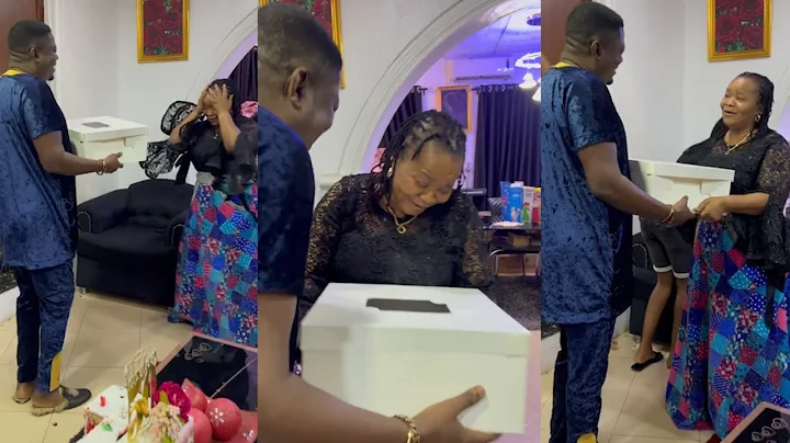 Muyiwa Ademola gives Bimbo Oshin surprise birthday cake