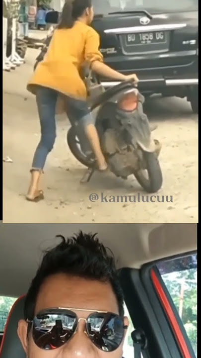 cara stater motor matic #shorts #funny #viral #lucu #memes #youtubeshorts #shortvideo @kamulucuu