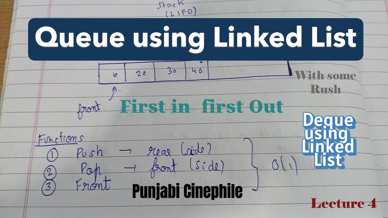 Queue using linked list fully explained by your Bro #DSA #coding # ...