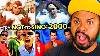 Adults Try Not To Sing Or Dance - Top Songs From 2000 (Eminem, Blink 182, Jay Z) | React