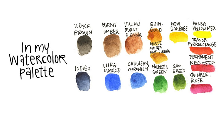 In My Watercolor Palette