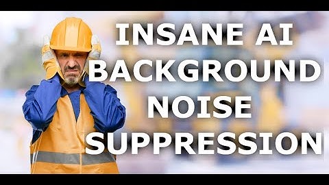Open Source Background Noise Suppression Installation Guide for Windows 10, NO NVIDIA!