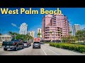 West palm beach florida  driving through west palm beach florida 4k u.