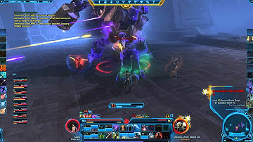 SWTOR, Operation (raid) Eternity Vault: Annihilation Droid XRR-3, Bounty Hunter (Powertech AP) POV