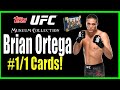 BRIAN ORTEGA | Museum Collection Autograph | #1/1 UFC Topps Cards!