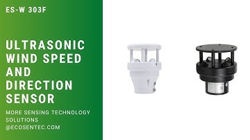 ESW303F Ultrasonic Wind Speed & Direction Sensor | EcoSentec Product Showcase
