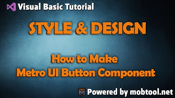 How to - Make Metro UI Button Component