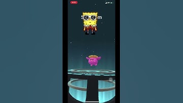 SHINY HOPPIP CAPTURED IN AR MODE #pokemongo #shorts