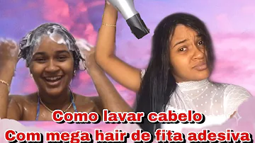 Quanto tempo dura a fita adesiva no cabelo?