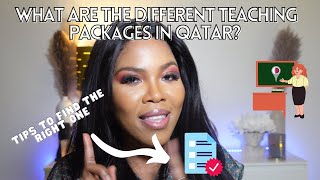 WHAT ARE THE DIFFERENT TEACHING PACKAGES IN QATAR? | How do I spot the RIGHT ONE | MPUMEH S
