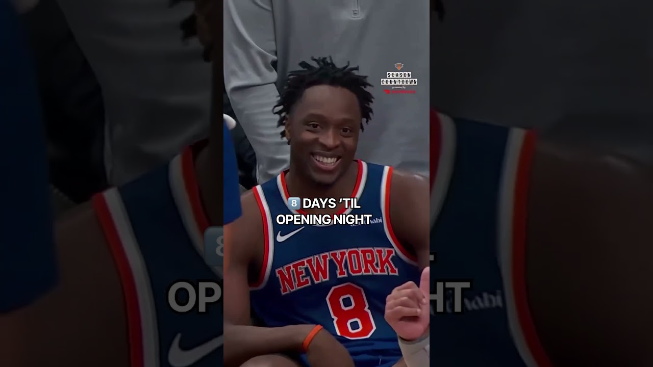 OG smilin cause we are only 🎱 days away #nyknicks #basketball #og