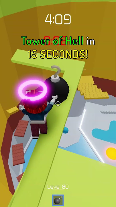Tower of Hell in 15 seconds! 😱🌹