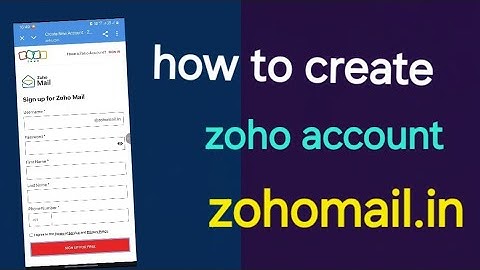 How to create Zoho Account on mobile with TalkBack? | 2025 (Full Guide for Blind users