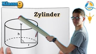 Zylinder - Volumen Oberfläche berechnen || Klasse 9 ★ Wissen