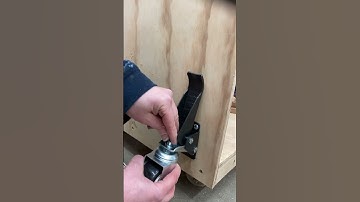Installing Retractable Workbench Casters on Homemade Table Saw Cabinet
