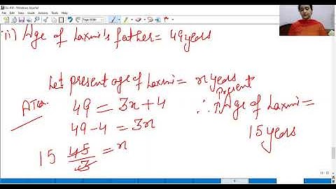 Ncert Class 7 Maths Ch-4 Simple Equations Ex- 4.4 (Q-3,4)