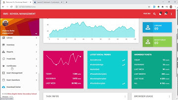 Laravel School Management System Website with Multi Themes