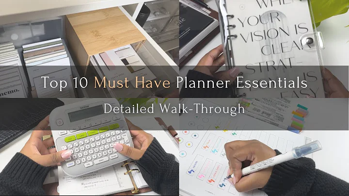 Top 10 MUST HAVE Planning Essentials | Detailed Walk-Through | The Planner Aisle