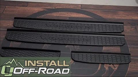 2018-2020 Jeep Wrangler JL: Black Door Sill Guards Installation