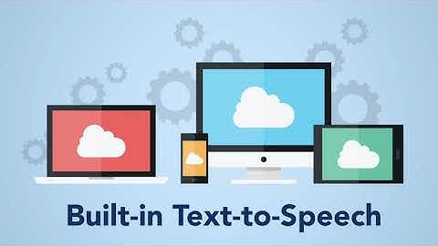 Using Text-to-Speech Assistive Technologies to Support Students