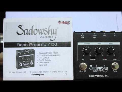 Sadowsky bass preamp / di Sound Sample (티오피/오반석)