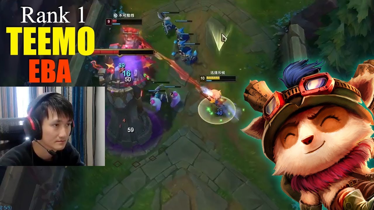 Rank 1 Teemo - Eba Teemo vs Yone