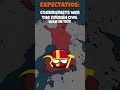 Expectations vs Reality Countryballs | Part 1 #shorts #countryballs #history #expectationvsreality