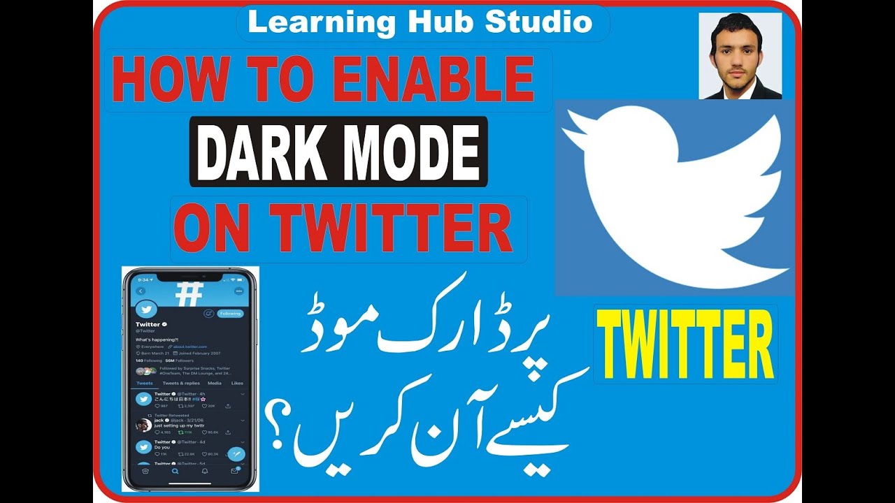How To Enable Dark Mode On Twitter Android Mobile How to Turn on