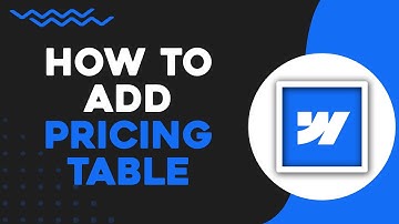 How To Add Pricing Table To Webflow (Quick Tutorial)