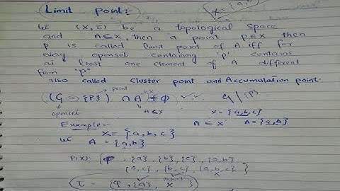 Lec-6: Limit point | definition+example | openset | Msc | Bsc | Topology | in urdu/hindi