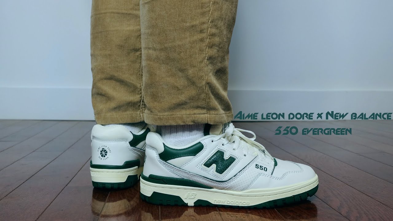aime Leon dore × New Balance 550 "green"
