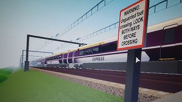 Stepford Express Class 801 Passing West Egemead Foot Crossing (28/04/20)