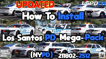 [Updated] How To Install (ELS) Los Santos PD Mega-Pack (NYPD) 211802-2512
