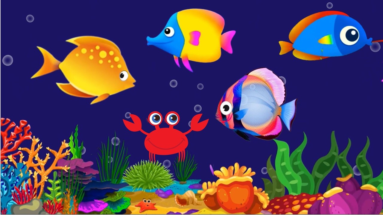 Calming Undersea Animation Baby Lullaby 🐟 Soothing fishes 🐟 Baby sleep music #239