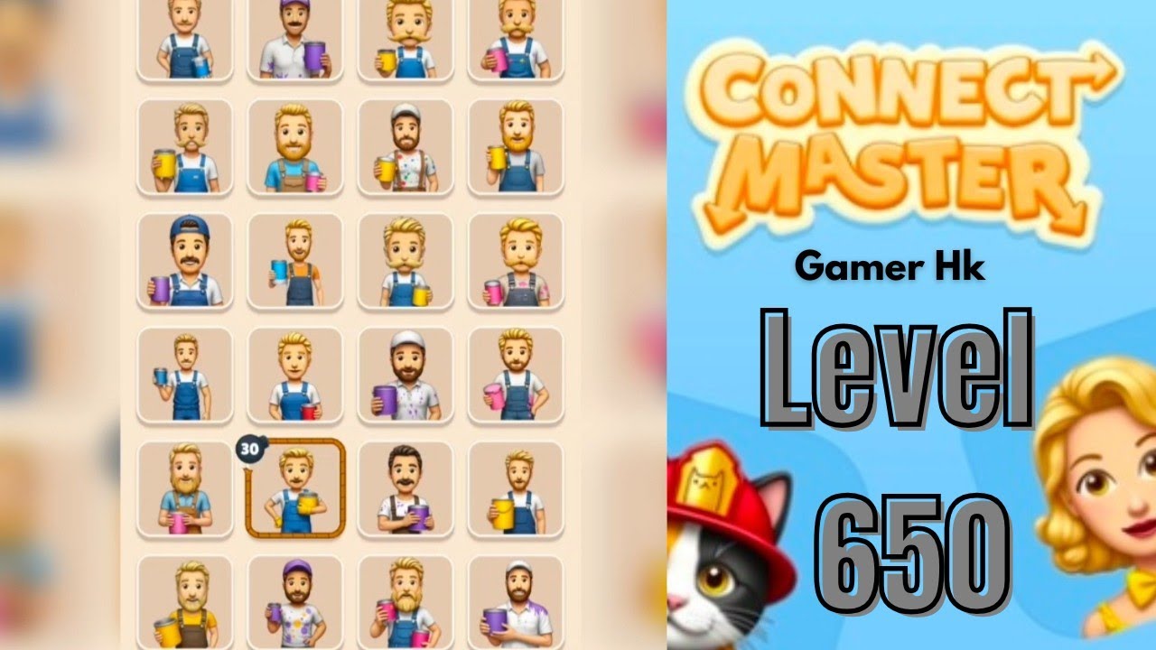 Connect Master level 650 Hard level Walkthrough Solution - YouTube